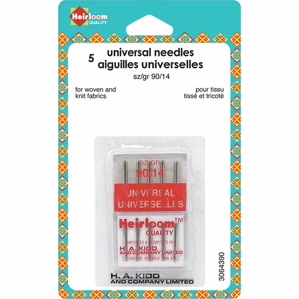HEIRLOOM Machine Universal Needles – Size 90/14