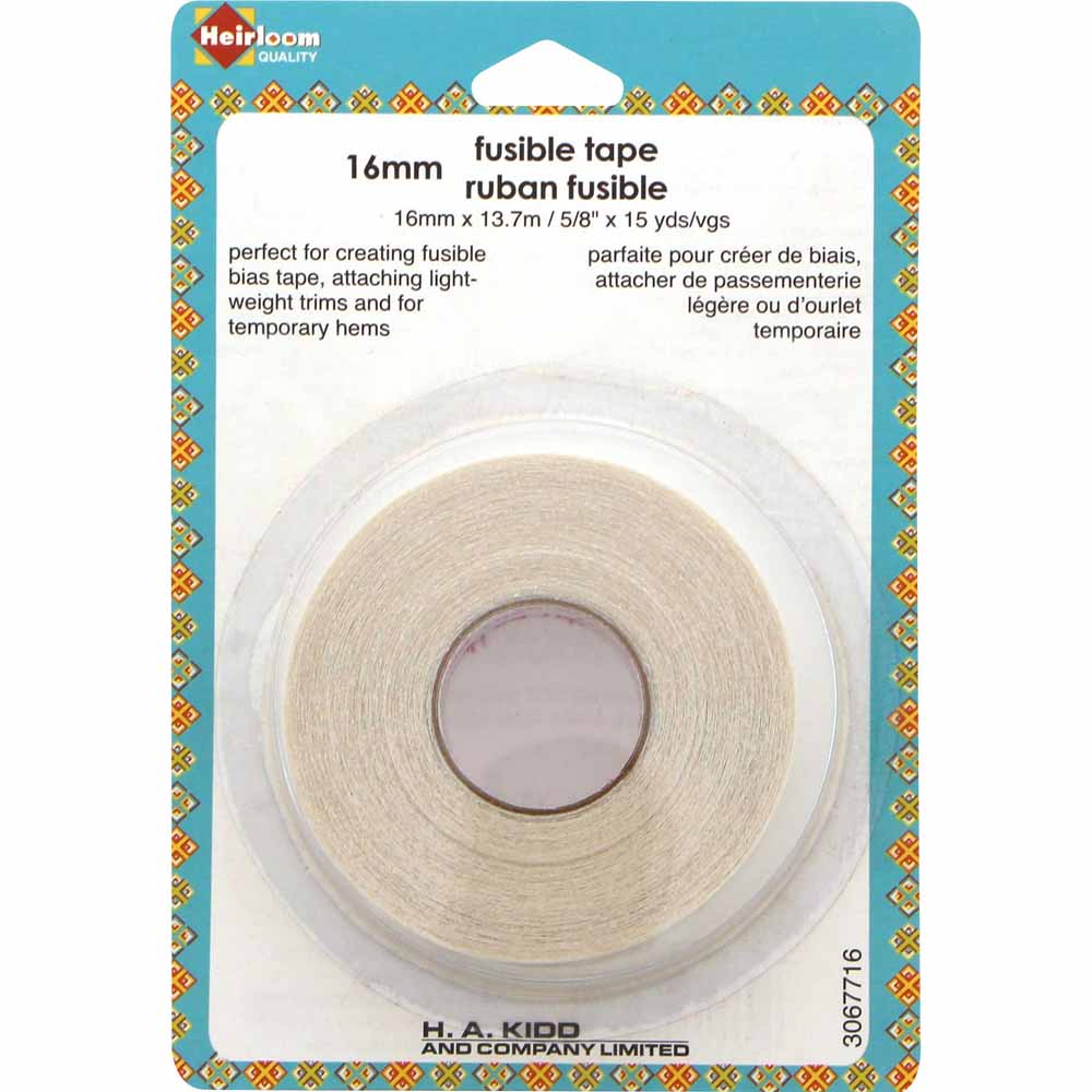 HEIRLOOM Fusible Tape – 16 mm x 13.7 m, White