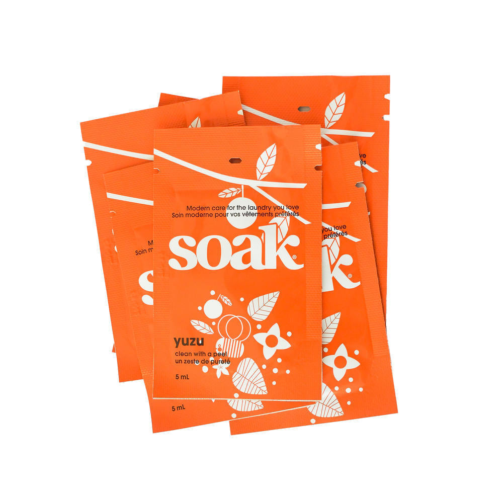 SOAK Yuzu Single-Use Laundry Wash Packet 5 ml