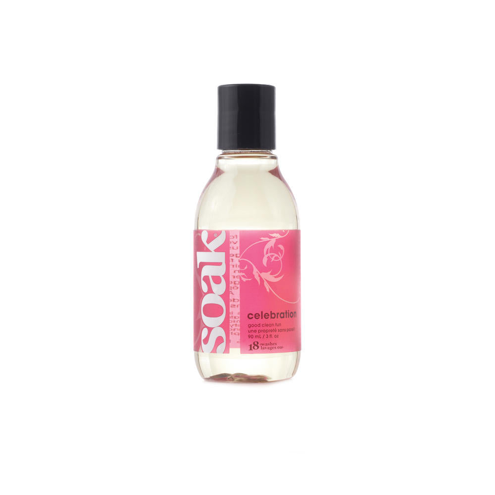 SOAK Laundry Soap Gentle No-Rinse 90 mL Celebration Bottle