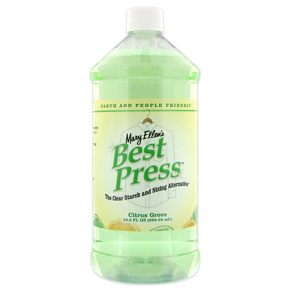 BEST PRESS Starch Alternative Pressing Aid 1,000 mL (33.8 oz) Citrus Grove