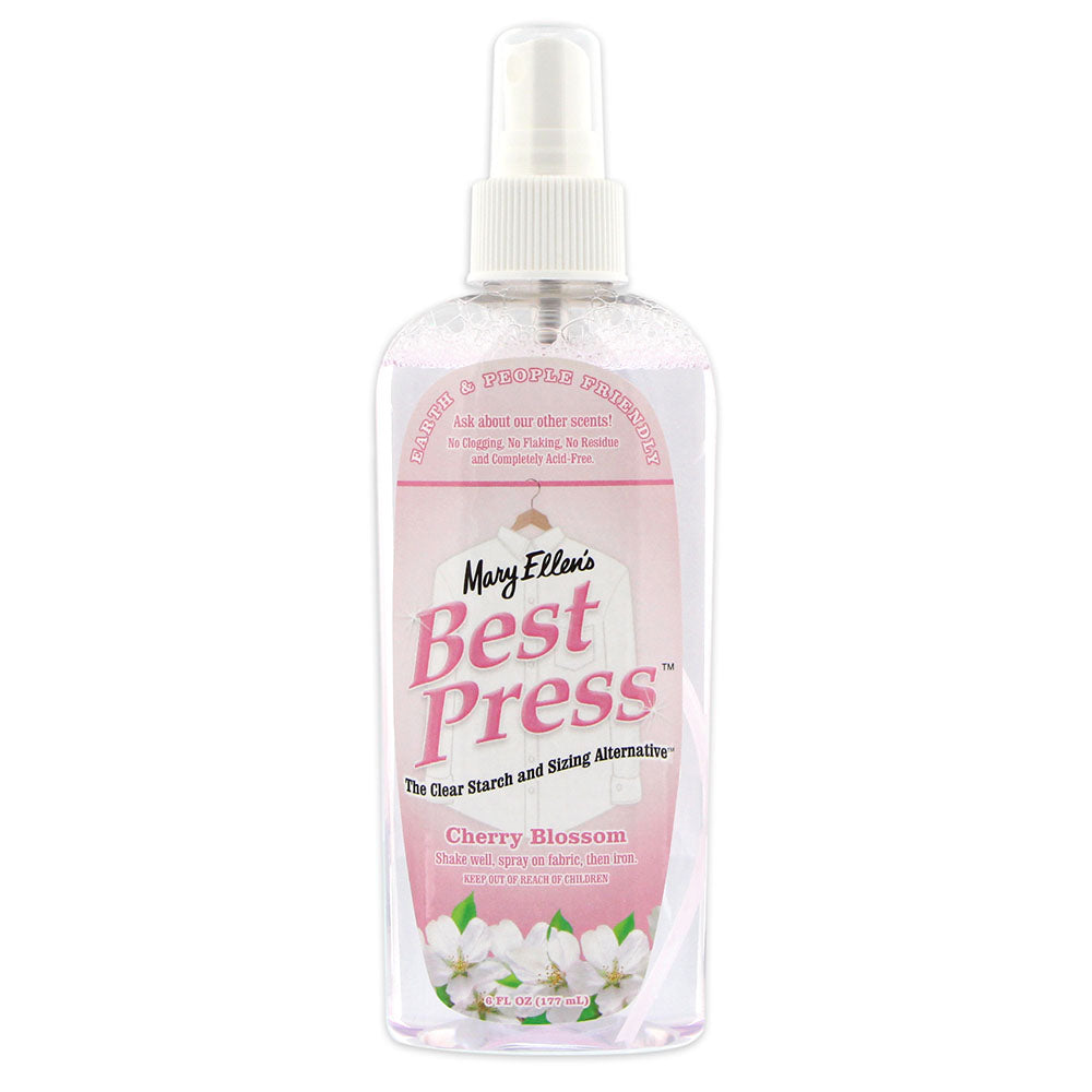 BEST PRESS Starch Alternative Spray – Cherry Blossom, 177 mL (6 oz)