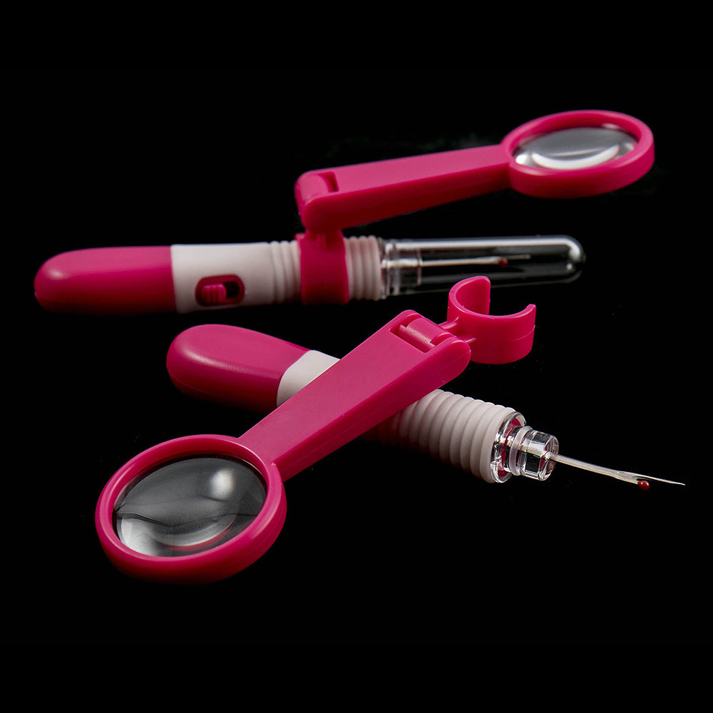 SEW EASY LED Seam Rippers with Magnifier Display – 15 Pcs