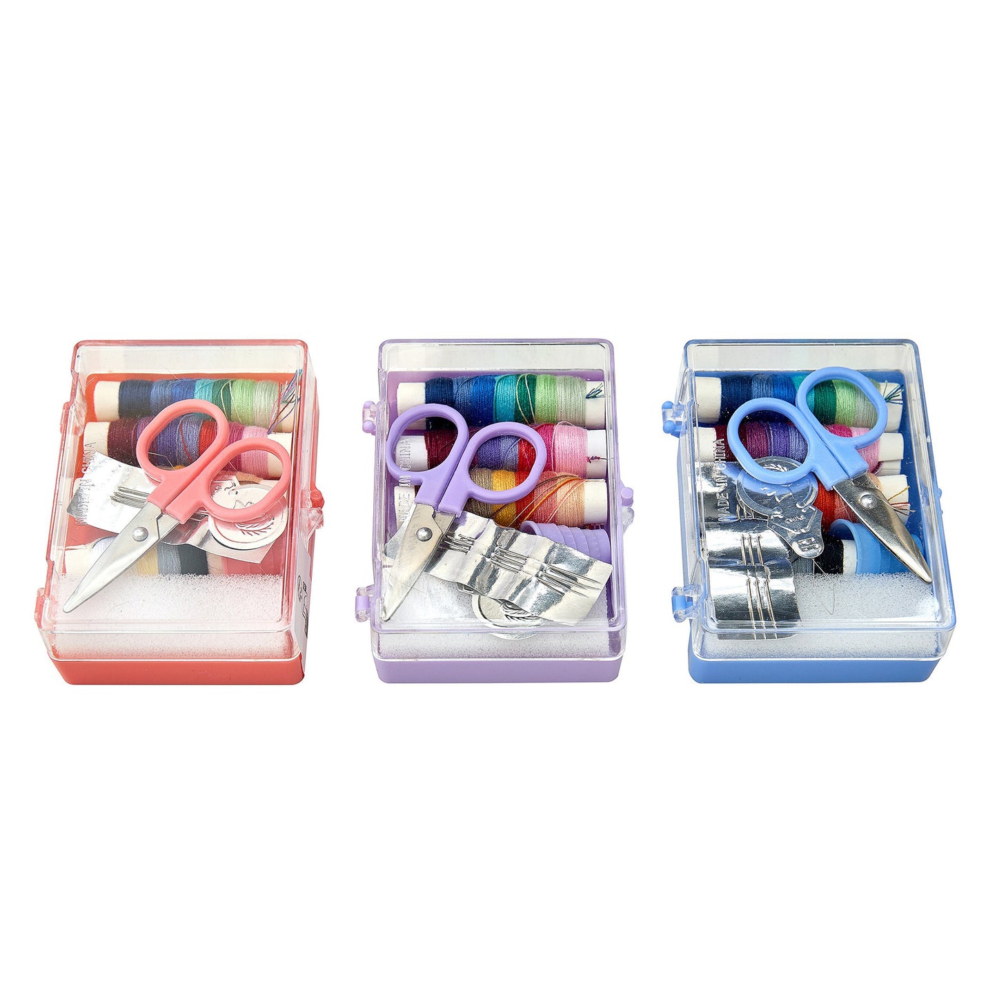 SEW TASTY Sewing Kit In Plastic Case With 26 Threads 24-Pc Display