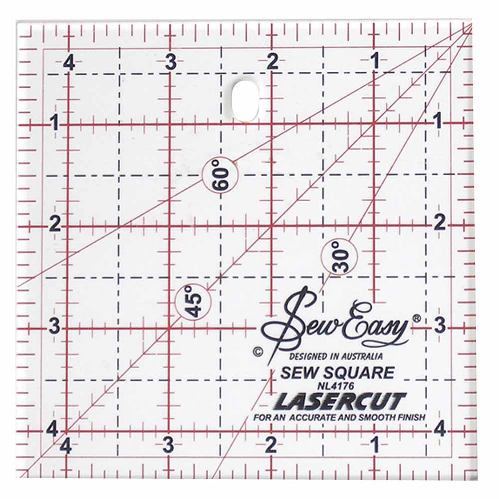 SEW EASY Square Ruler 4 1/2 x 4 1/2 in