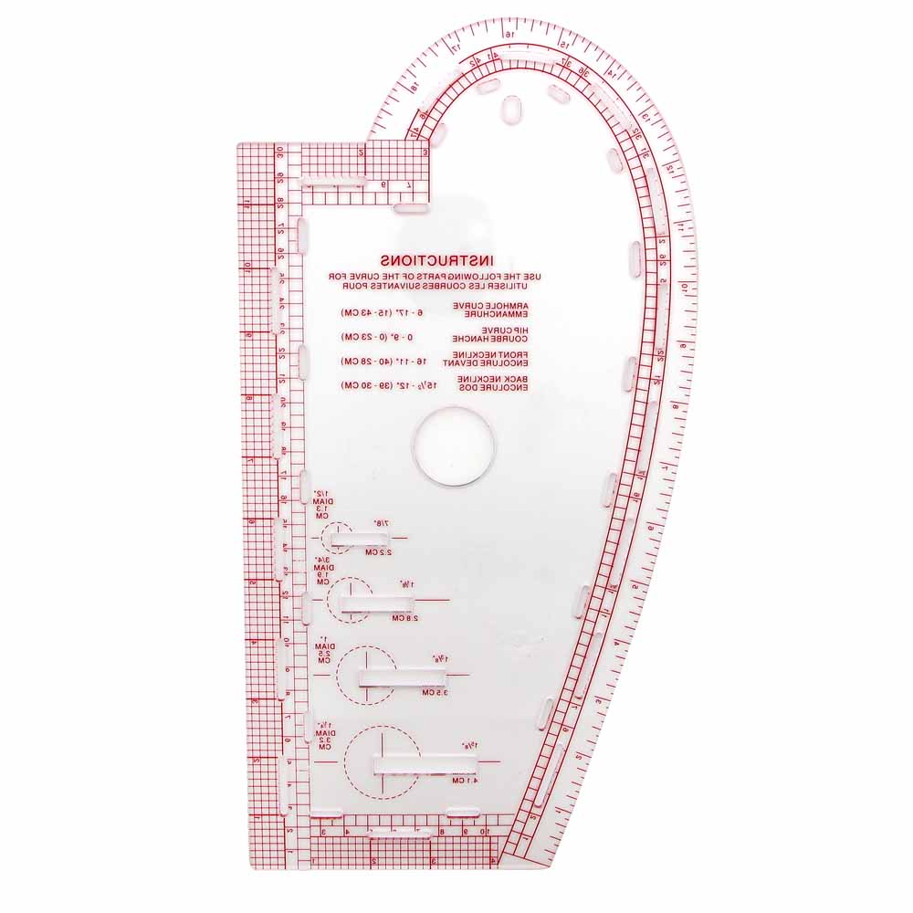 Sew Easy Curve Ruler Multi-use Metric & Imperial