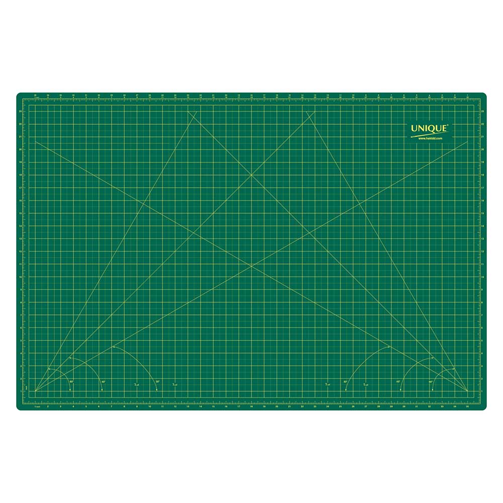 UNIQUE Double‑Sided Self‑Healing Cutting Mat – 24 × 36 in (61 × 91.4 cm) – Green