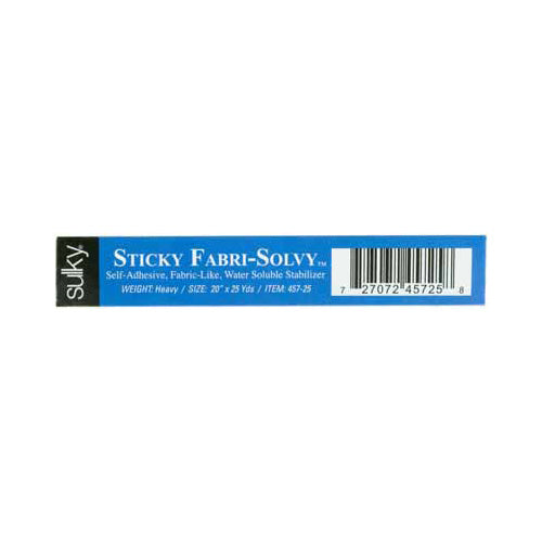 SULKY Sticky Fabri-Solvy Printable Stabilizer White 20 In × 25 Yd Bolt