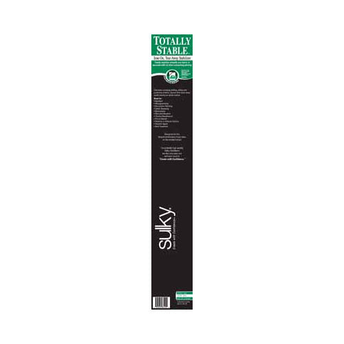 SULKY Totally Stable Iron-On Tear-Away Stabilizer White 20 in × 5 yd Roll