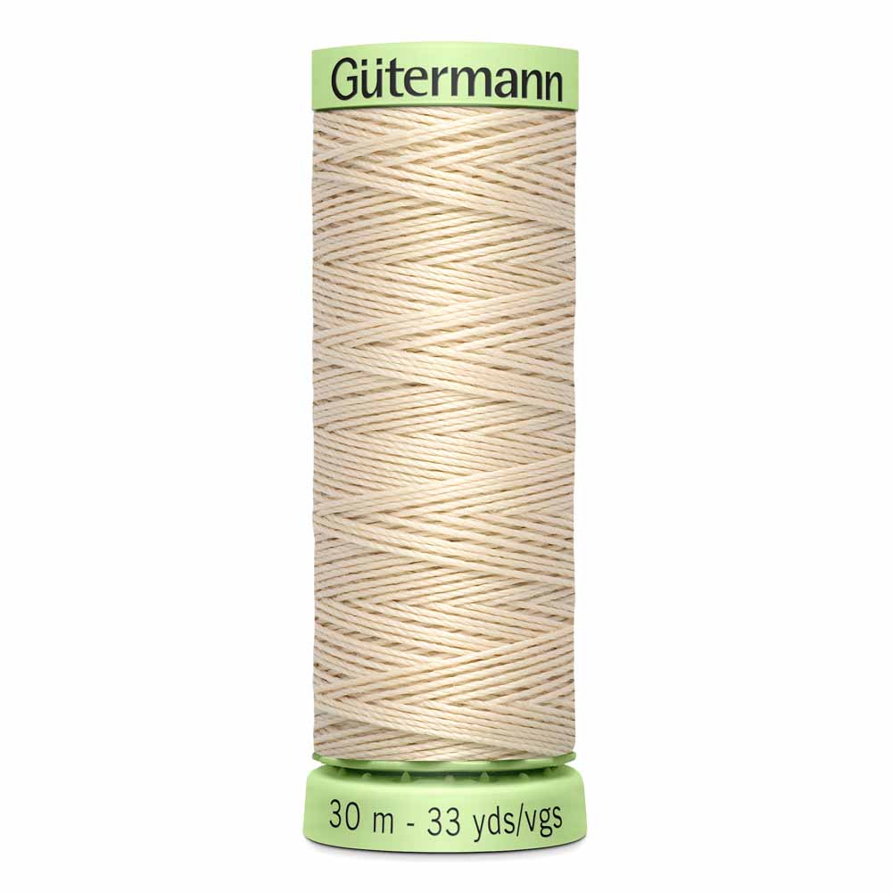 GÜTERMANN Top Stitch Thread No. 30 30 m Bone (030)