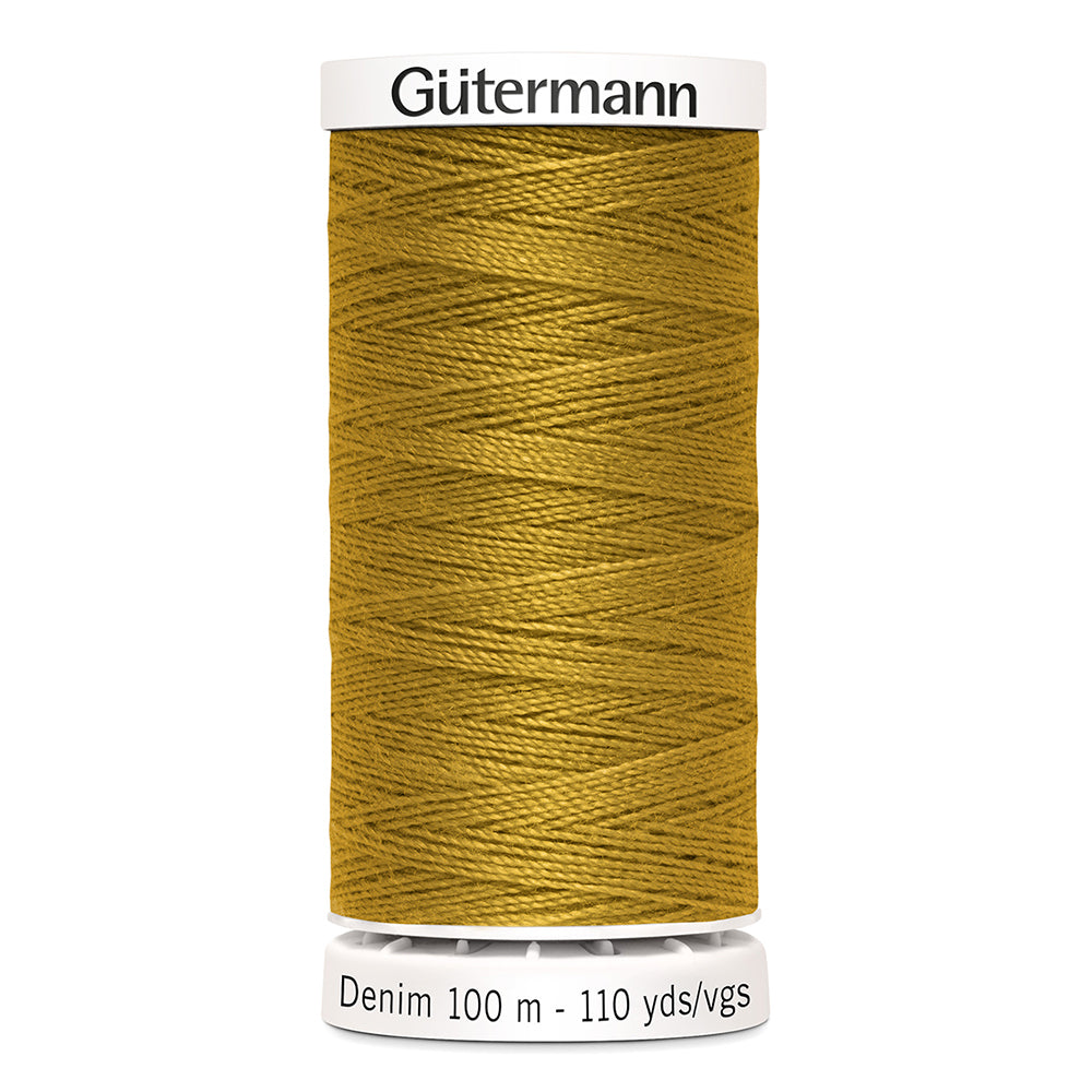 GÜTERMANN Denim Jeans Thread No 50 100 m Gold