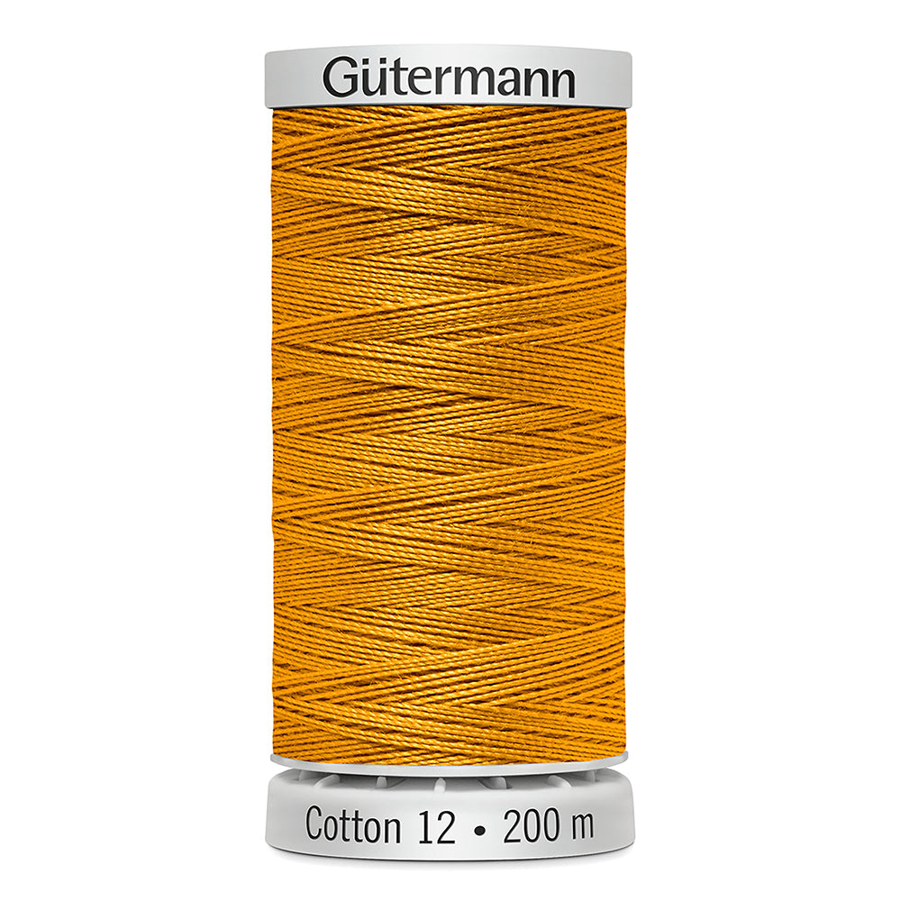 GÜTERMANN Cotton 12 Thread Mercerised Cotton 200 m Light Topaz