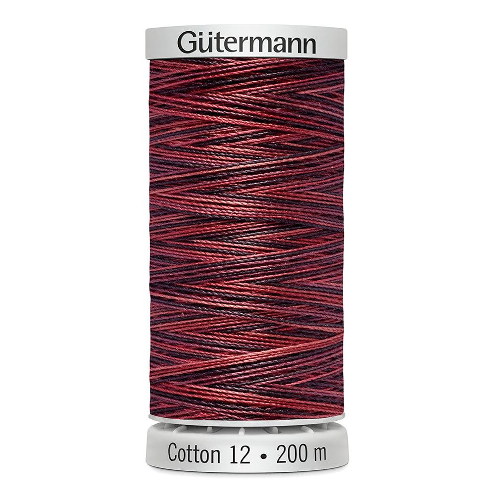 GÜTERMANN Cotton 12 Thread 200 m Colour 4007 Multi