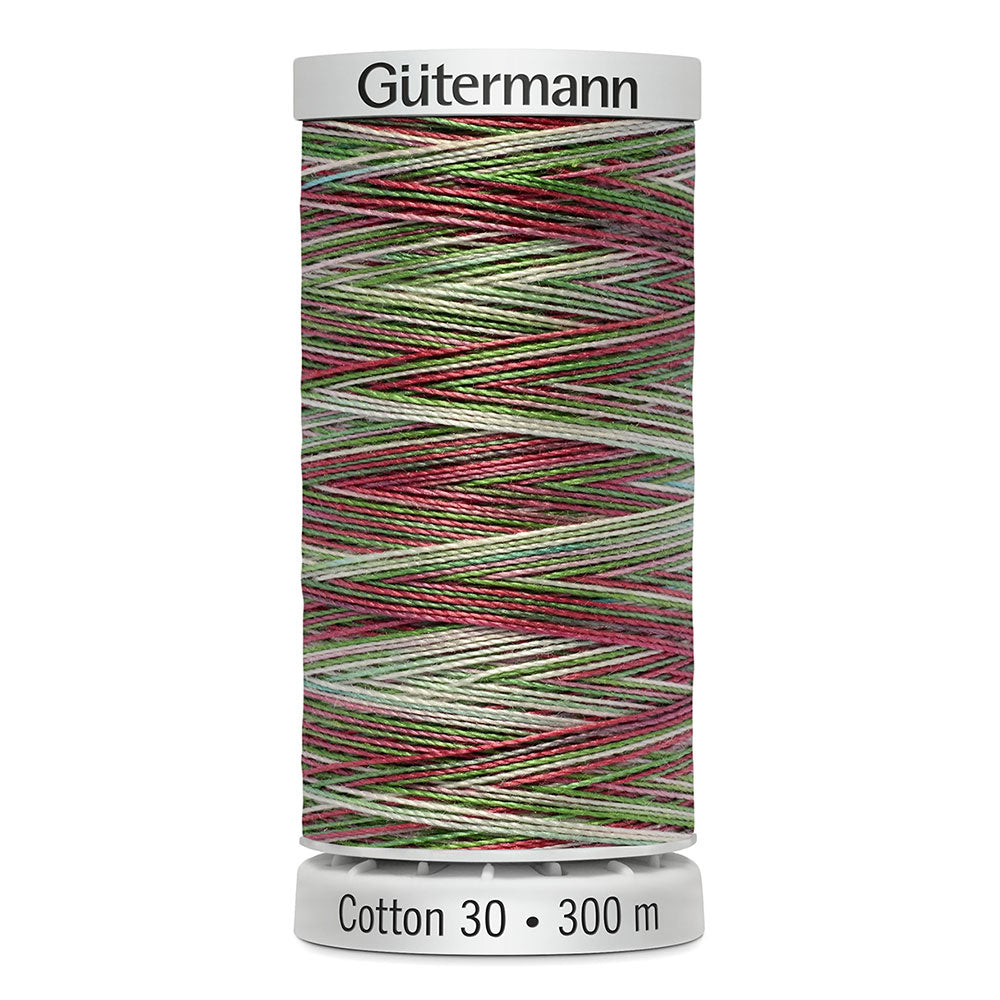 GÜTERMANN Cotton 30 Mercerized Cotton Thread 300 m Christmas Tree