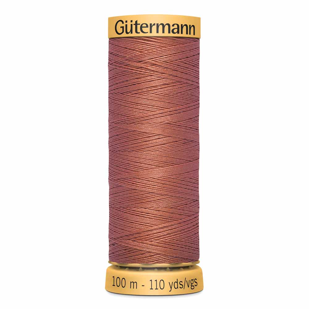 GÜTERMANN Cotton 50 Sewing Thread 100 m Coral Copper (4850)