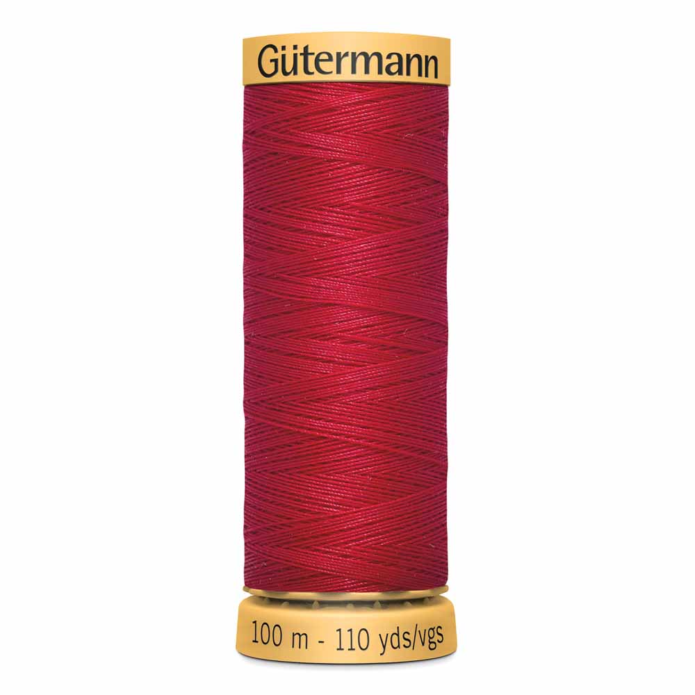 GÜTERMANN Cotton 50 Sewing Thread 100 m Bright Red (4880)