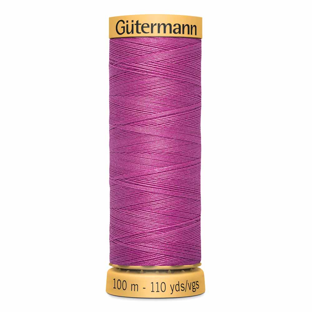 GÜTERMANN Cotton 50 50-Weight Thread 100 m Bright Pink