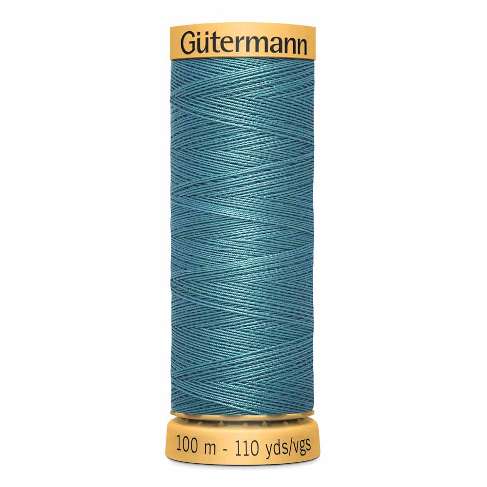 GÜTERMANN Natural Cotton Thread C Ne 50 100 m (109 yd) - Nile Green 7544