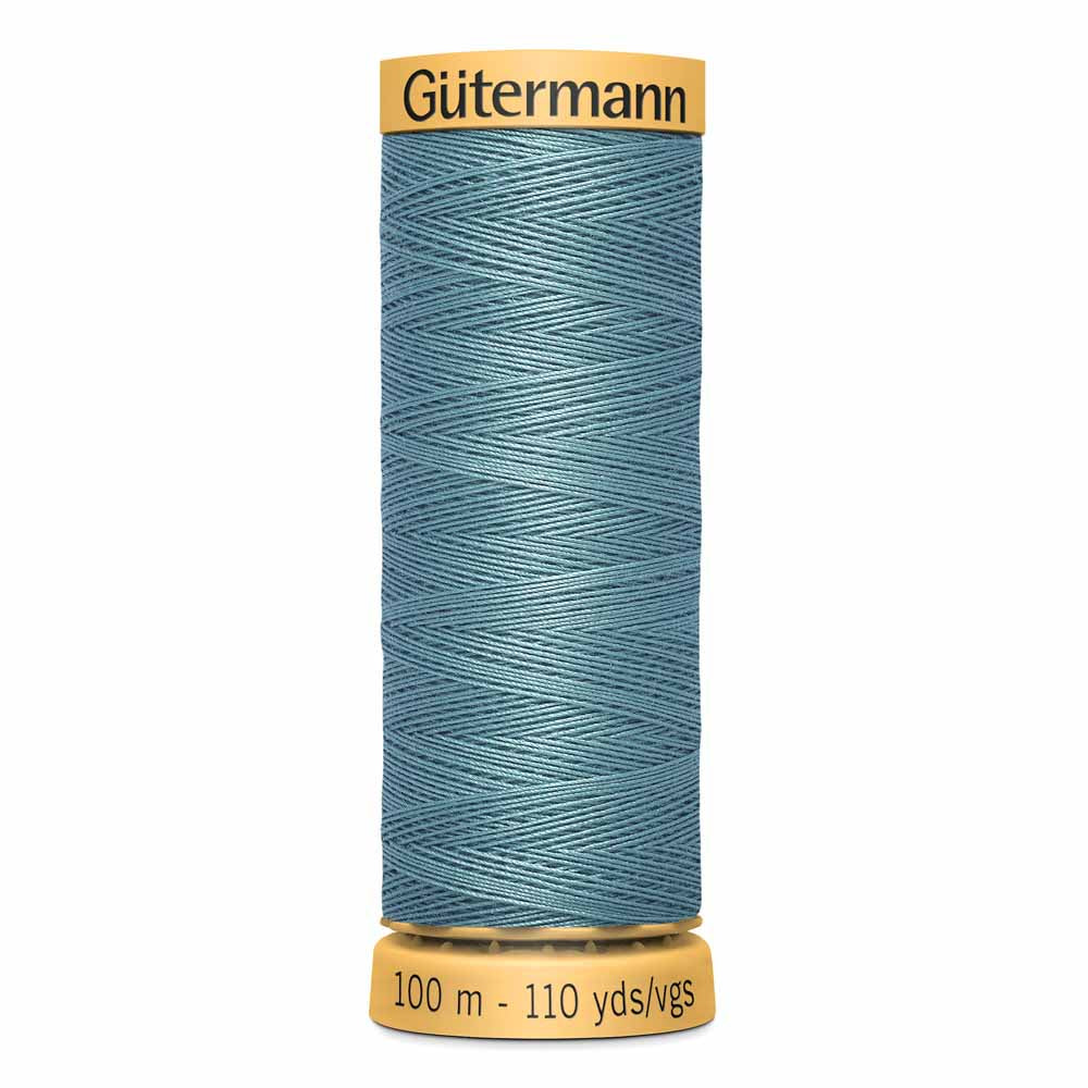 GÜTERMANN Natural Cotton Thread C Ne 50 100 m (109 yd) - Nile River Green 7620