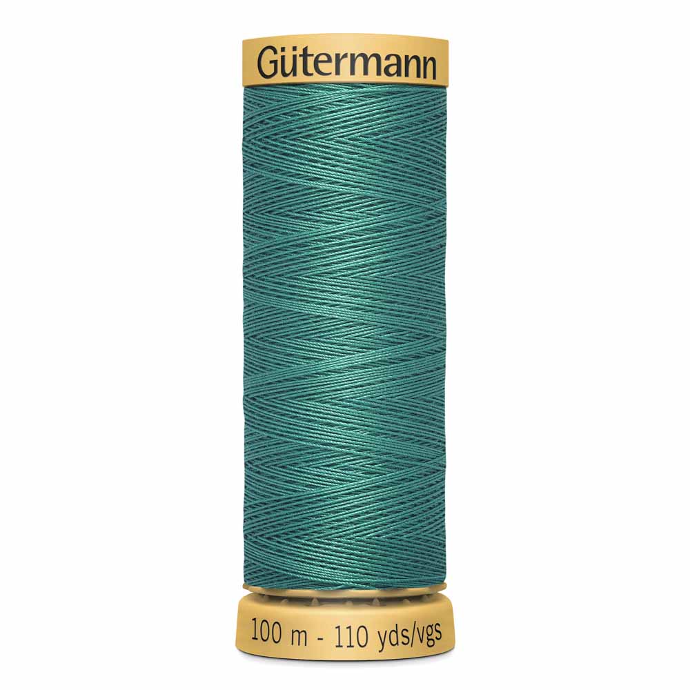 GÜTERMANN Natural Cotton Thread C Ne 50 100 m (109 yd) - Jewel Green 7810