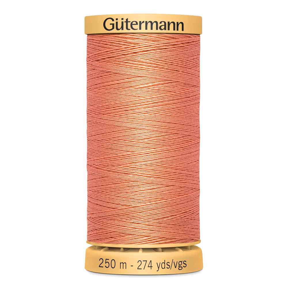 GÜTERMANN Mercerized Cotton Thread 50Wt 250 m (273 yd) - Old Rose