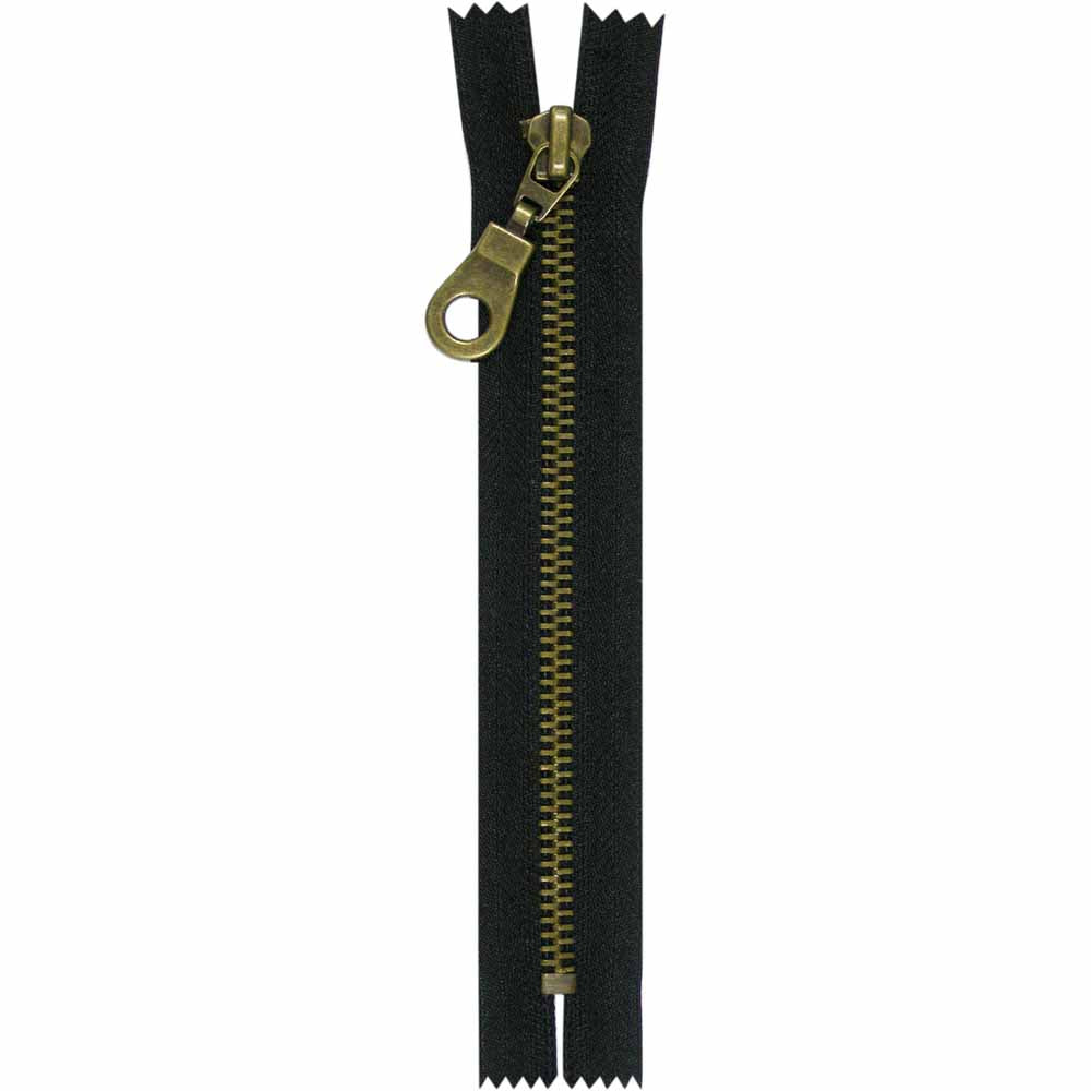 COSTUMAKERS Fashion Closed End Zipper 15cm (6") - Black Zipper - 1748
