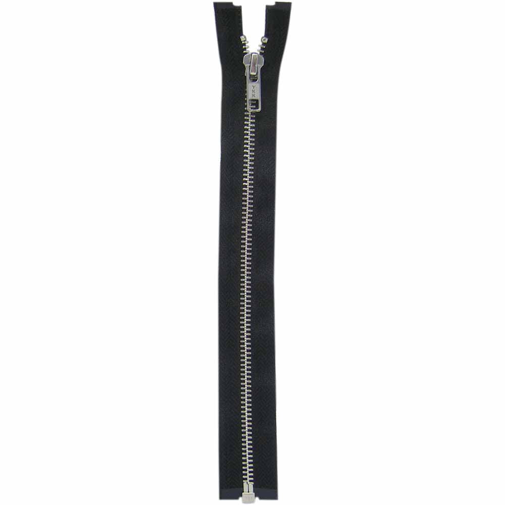 COSTUMAKERS 25 cm (10 in) Activewear One-Way Separating Zipper – Black