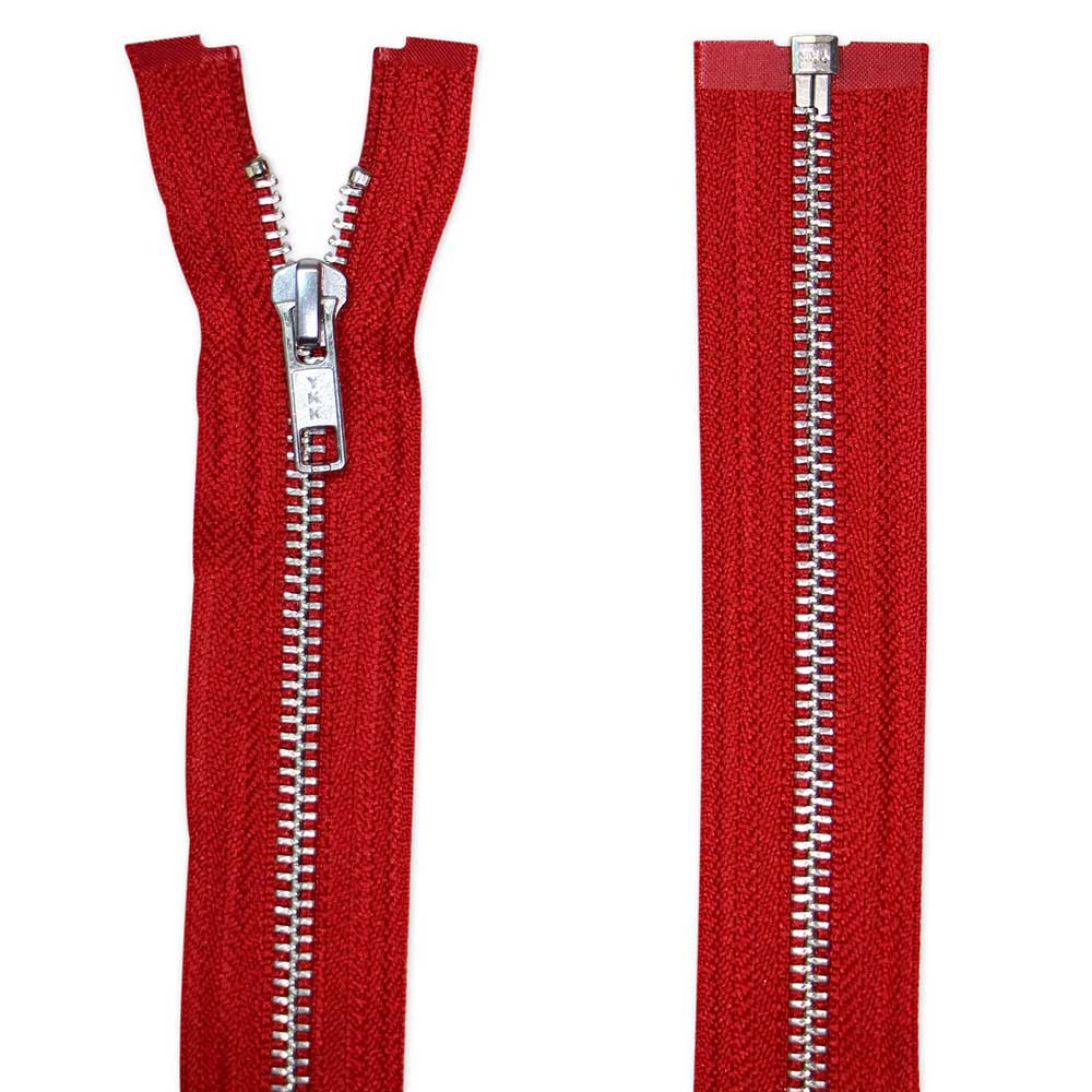 COSTUMAKERS 70 cm (28 in) Activewear One-Way Separating Zipper – Hot Red