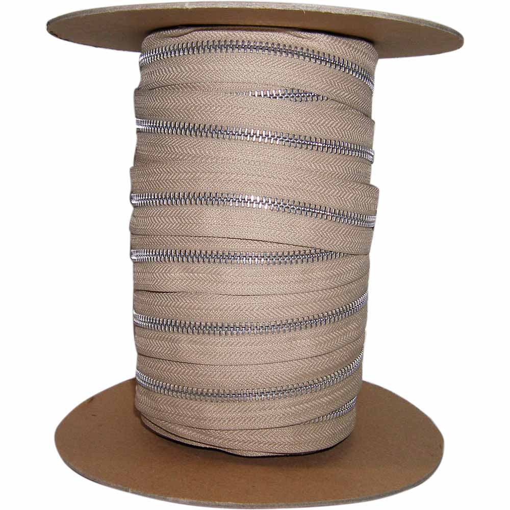 COSTUMAKERS Continuous Zipper Roll 50m (55yd) - Beige