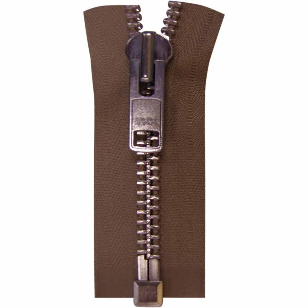 COSTUMAKERS Outerwear One Way Separating Zipper 50cm (20") - Sept. Brown - 1755