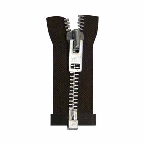 COSTUMAKERS 75 cm (30 in) Outerwear One-Way Separating Zipper – Black