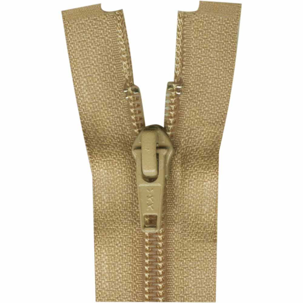 COSTUMAKERS Activewear One Way Separating Zipper 35cm (14") - Light Beige - 1760