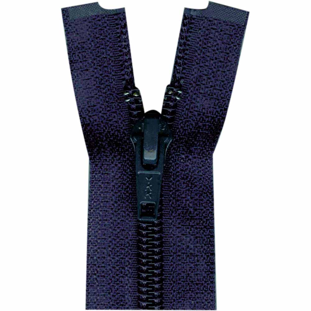 COSTUMAKERS Activewear One Way Separating Zipper 40cm (16") - Navy - 1760