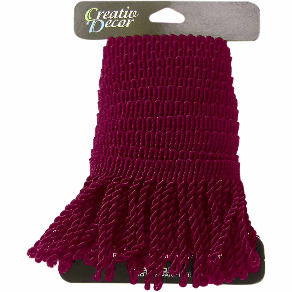 CREATIV DÉCOR Bullion Fringe 5.5cm x 2m - Wine