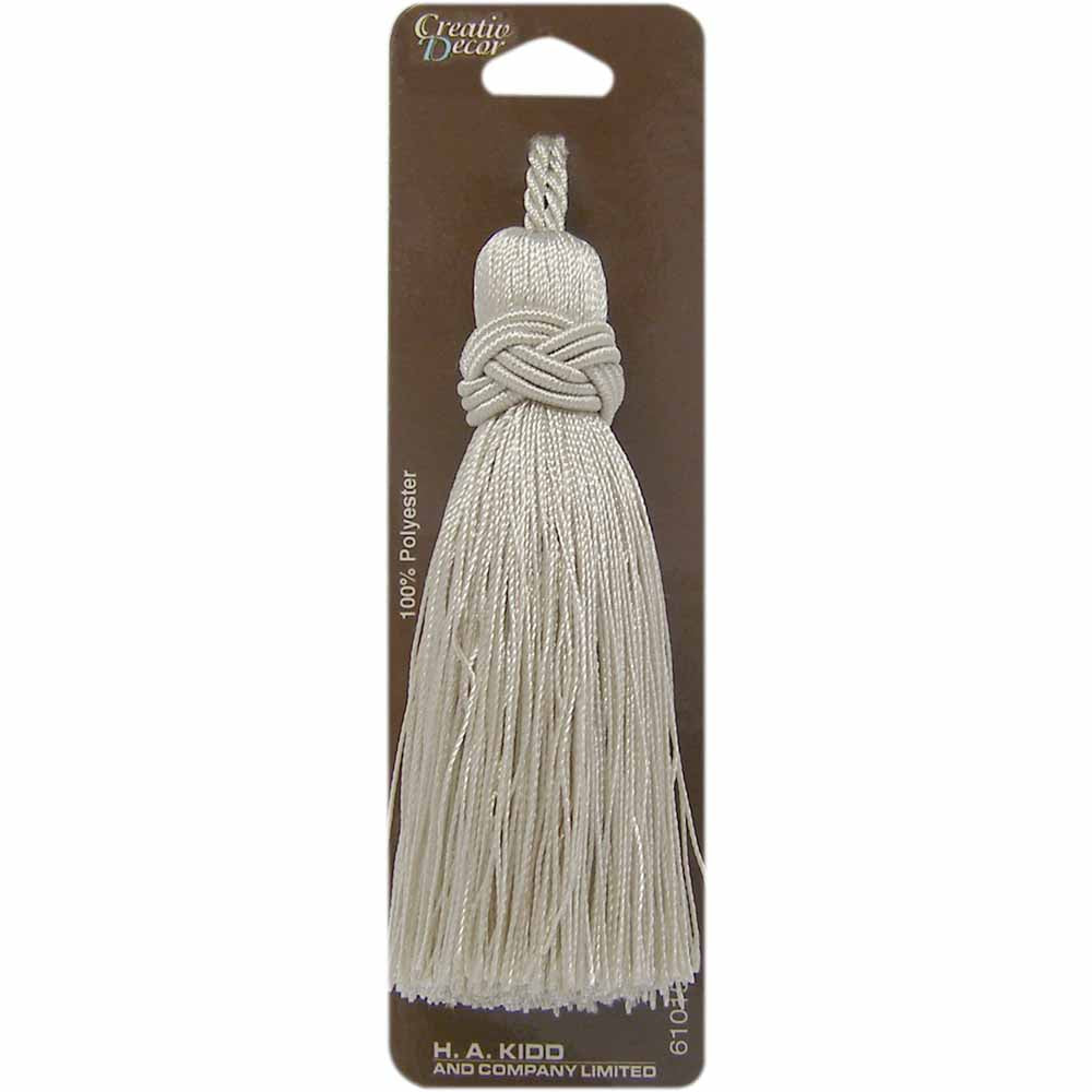 CREATIV DÉCOR Tassel 10cm (4"") - Ecru