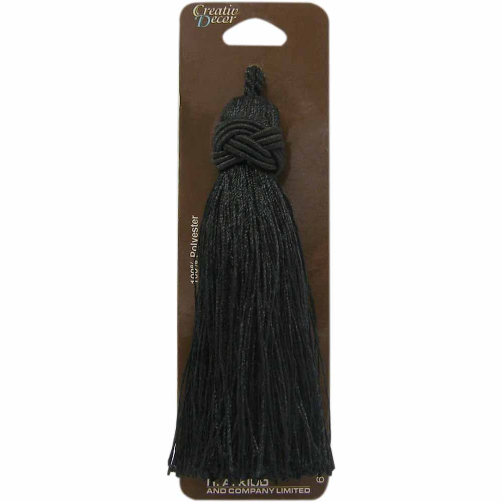 CREATIV DÉCOR Tassel 10cm (4"") - Black