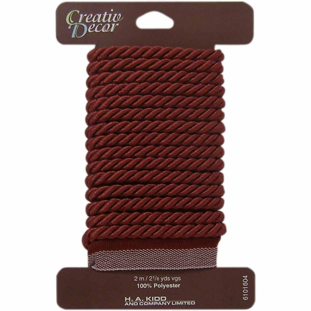 CREATIV DÉCOR Lip Cord 20mm x 2m - Wine