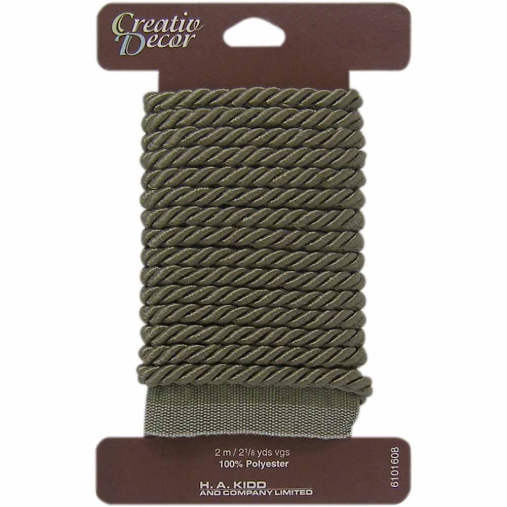 CREATIV DÉCOR Lip Cord 20mm x 2m - Sage Green