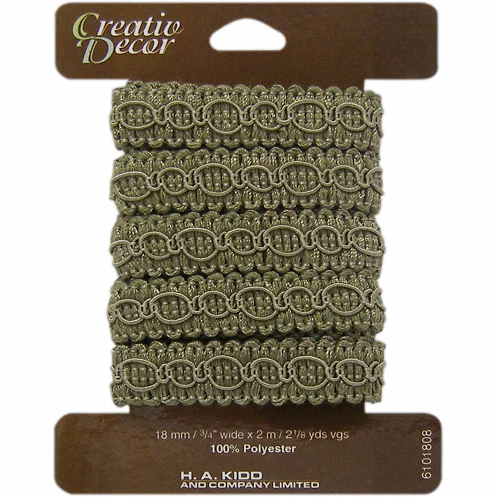 CREATIV DÉCOR Gimp 14mm x 2m - Sage Green