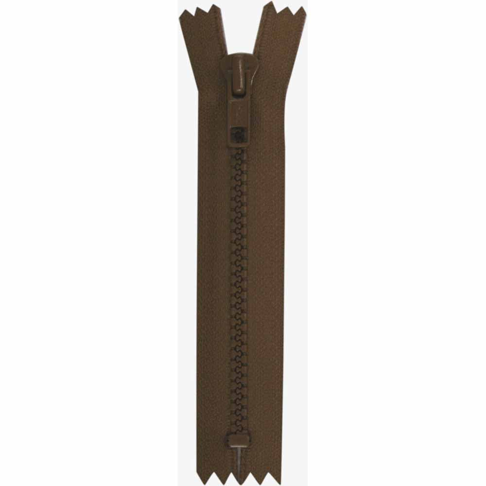 COSTUMAKERS Activewear Closed End Zipper 18cm (7") - Sept. Brown - 1763