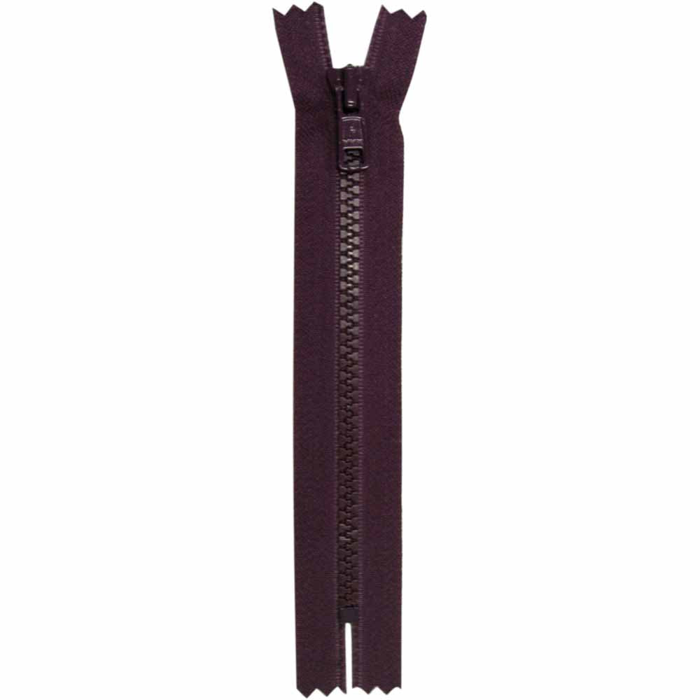 COSTUMAKERS Activewear Closed End Zipper 18cm (7") - Aubergine - 1763