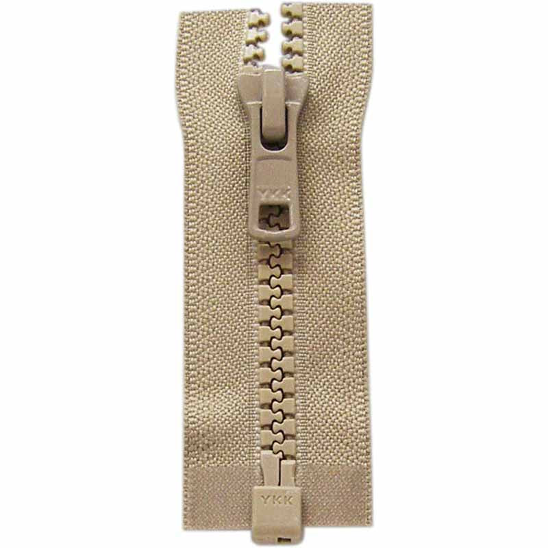 COSTUMAKERS Activewear One Way Separating Zipper 45cm (18") - Light Beige - 1764