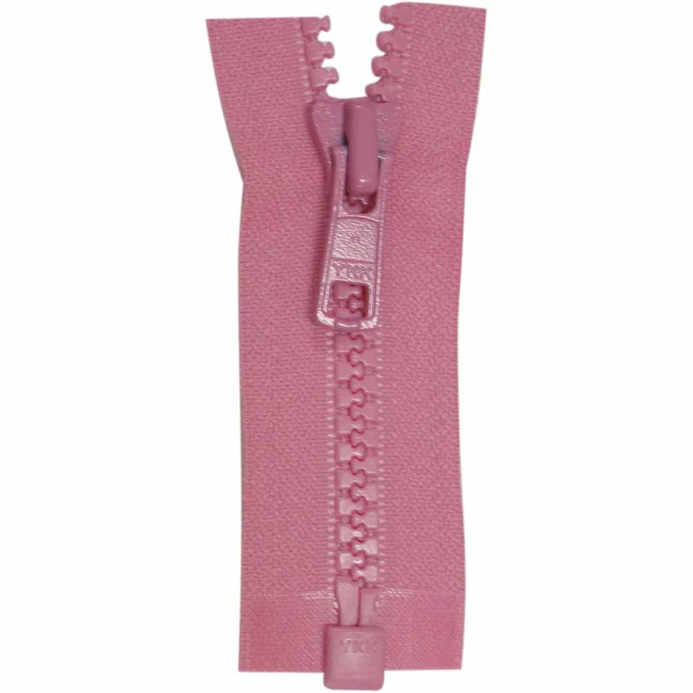 COSTUMAKERS — Activewear One-Way Separating Zipper 55cm (22"") — Holiday Pink — 55 cm (22") — 1764