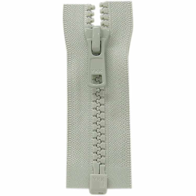 COSTUMAKERS Activewear One Way Separating Zipper 60cm (24") - Light Grey - 1764