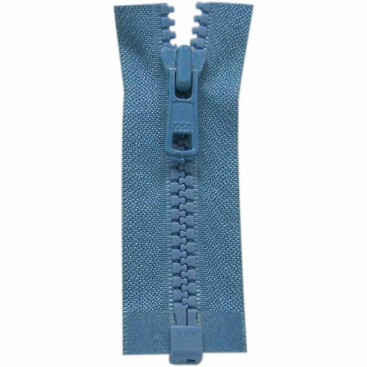 COSTUMAKERS Activewear One Way Separating Zipper 70cm (28") - River Blue - 1764