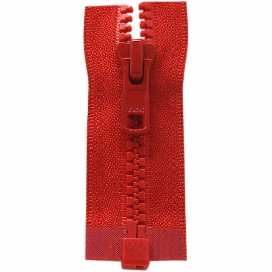 COSTUMAKERS Activewear One Way Separating Zipper 75cm (30") - Hot Red - 1764