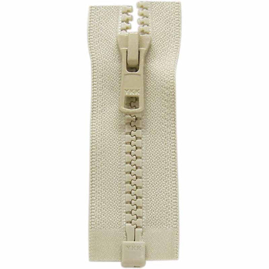 COSTUMAKERS Activewear One Way Separating Zipper 75cm (30") - Natural - 1764