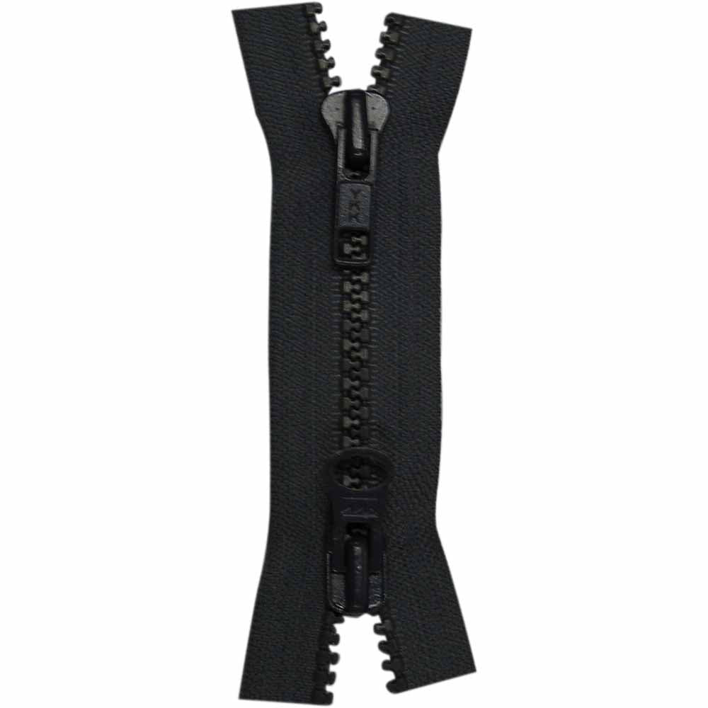 COSTUMAKERS 70 cm (28 in) Activewear Two-Way Separating Zipper – Black