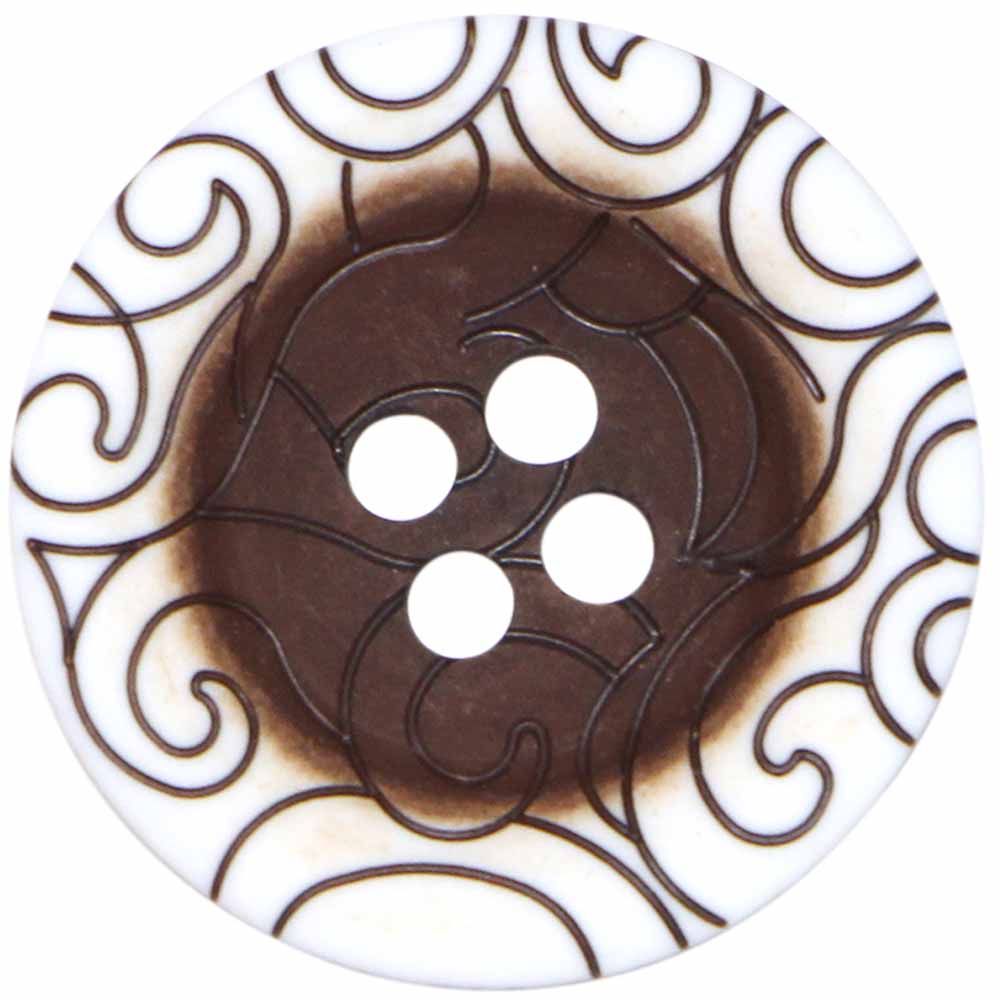 ELAN 4‑Hole Button — 15 mm (5/8") — 3 Count