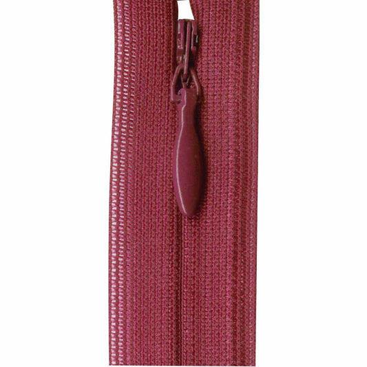 COSTUMAKERS — Invisible Closed-End Zipper 20cm (8"") — Plum — 20 cm (8") — 1780